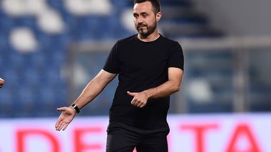 Sassuolo, De Zerbi: "Sogno Europa? Il segreto è l'alternanza massiccia"