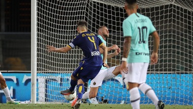 Verona-Inter 2-2, il tabellino