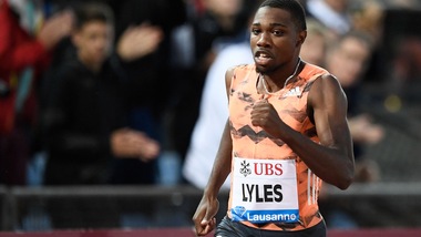 Lyles, che delusione: fa meglio di Bolt ma il tempo non vale