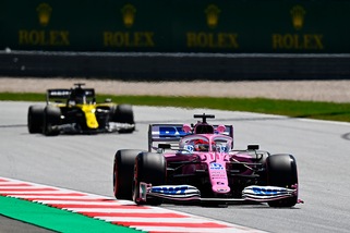 Gp Stiria, Perez davanti a tutti, soffre la Ferrari, decima, con Vettel