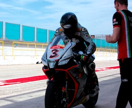 SBK, Ponsson in sella all'Aprilia a Jerez