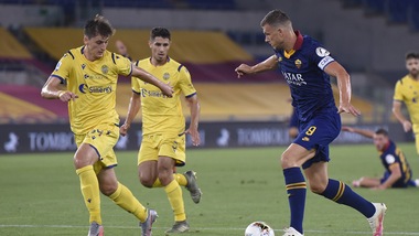 Roma-Verona 2-1, il tabellino