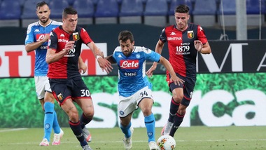 Napoli, Younes ha lavorato a parte