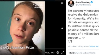 Coronavirus, Greta Thunberg dona 100mila euro contro la diffusione in Amazzonia