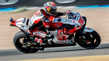 Gp Andalusia, Nakagami domina le seconde libere, passo indietro di Rossi, ottavo