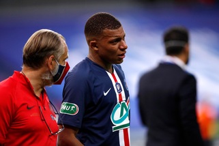 Mbappé, niente Atalanta: lo stop è di tre settimane