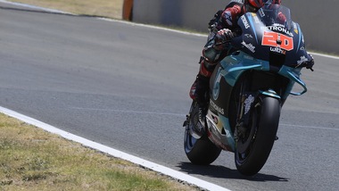 Gp Andalusia: Quartararo precede Dovizioso nel warm up, Rossi 12°