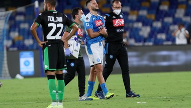 Napoli, si ferma ancora Manolas: Barcellona a rischio