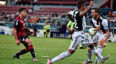 Cagliari-Juve, le pagelle: Rugani e Bonucci, non va