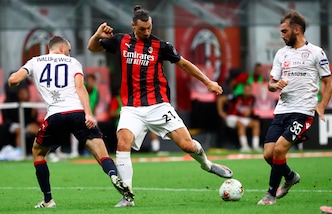 Milan-Cagliari 3-0 il tabellino