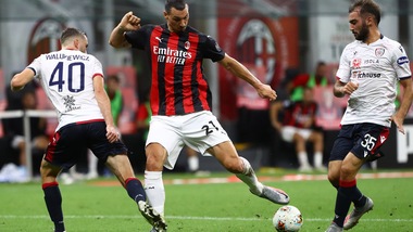 Milan-Cagliari 3-0 il tabellino