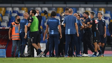 Il fisioterapista della Lazio si scusa con Gattuso: “Comportamento inopportuno”