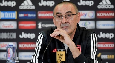 Sarri: "Serve una grande Juve. Io a rischio? I dirigenti non sono dilettanti"