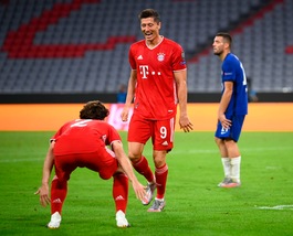 Il Bayern vola ai quarti contro il Barcellona: Lewandowski stende il Chelsea