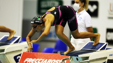 Quadarella battuta dalla Caramignoli sui 1.500 stile al Sette Colli