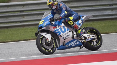 Gp Austria, Mir vola nel warm up: Valentino Rossi 12°