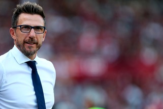 Cagliari, Di Francesco dirige una seduta a reparti