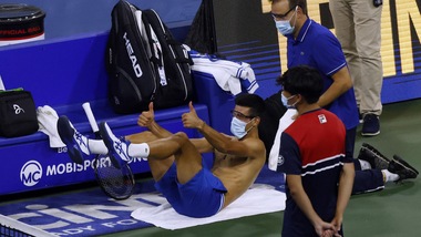 New York, Djokovic ok nonostante il problema al collo: "Non sto ancora come vorrei"