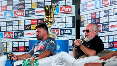 De Laurentiis: "Troppi avvoltoi sui giocatori del Napoli". E Gattuso: "Siamo forti!"