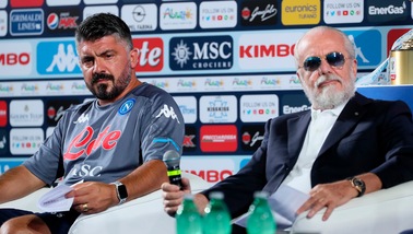 Rinnovo Gattuso, De Laurentiis: "Siamo d'accordo da più di un mese"
