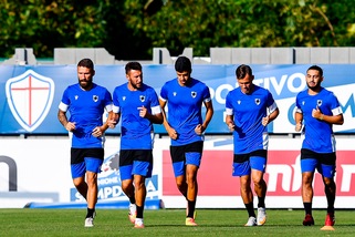 Sampdoria al completo, tornati anche i nazionali