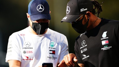 GP Italia, Hamilton: "Buona pole". Bottas: "Sarà una corsa interessante"