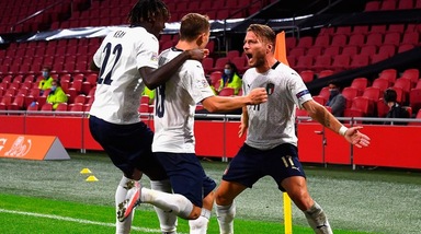 Olanda-Italia 0-1: decide Barella, Azzurri in testa al girone