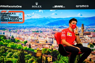 GP Toscana, Leclerc: "Guidare la Ferrari è una motivazione in più"