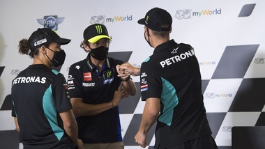 GP di San Marino, Quartataro leader delle seconde libere. Valentino Rossi è quinto