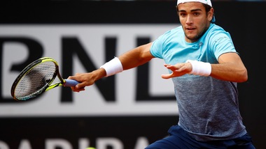 Sette azzurri nel tabellone degli Internazionali di Roma. Medvedev out