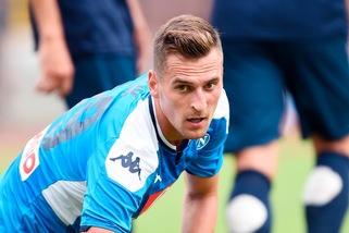 Milik non convocato da Gattuso per Sporting-Napoli