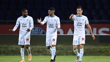 Thauvin lancia l'Olympique Marsiglia. Il Psg crolla in 8 contro 9!