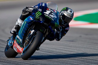 Gp Catalogna: Vinales vola nelle quarte libere, Valentino Rossi 4°
