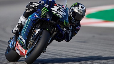Gp Catalogna: Vinales vola nelle quarte libere, Valentino Rossi 4°