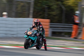 Gp Catalogna: Quartararo il più veloce nel warm up, Valentino Rossi terzo