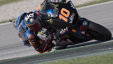 Gp Catalogna: Luca Marini vince in Moto2, terzo Di Giannantonio