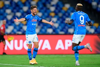 Napoli, per l'attacco Gattuso spera in Osimhen e Mertens