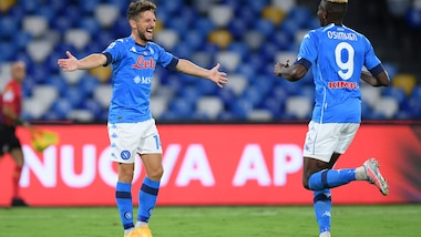 Napoli, per l'attacco Gattuso spera in Osimhen e Mertens