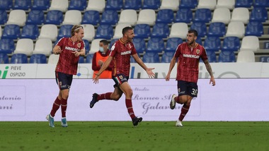 Martinelli riaggancia il Pisa: la Reggiana fa 2-2