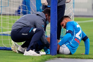 Insigne, il report del Napoli: lesione di primo grado al bicipite femorale
