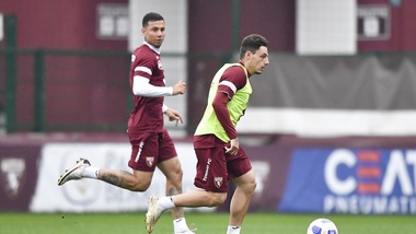 Torino, Millico lavora in gruppo. Personalizzato per Izzo