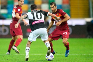 Udinese-Roma 0-1, il tabellino