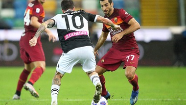 Udinese-Roma 0-1, il tabellino
