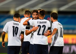 Italia-Moldova 6-0: doppietta El Shaarawy, primi gol di Berardi e Caputo