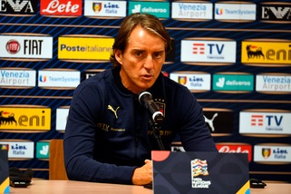 Italia, Mancini: "Conto su Chiellini. Attriti con Gravina? No"