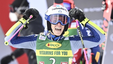 Mondiale sci, trionfo Bassino nello slalom gigante