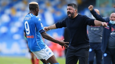 Gattuso: "Il Napoli è vivo. Osimhen? Protesta troppo..."