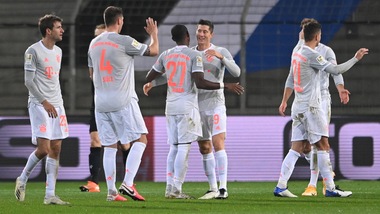 Bundesliga: poker Bayern, il Lipsia vince ancora, Reus trascina il Borussia