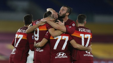 Roma-Benevento 5-2, il tabellino