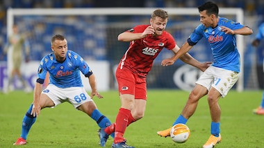 Napoli-Az Alkmaar 0-1, il tabellino